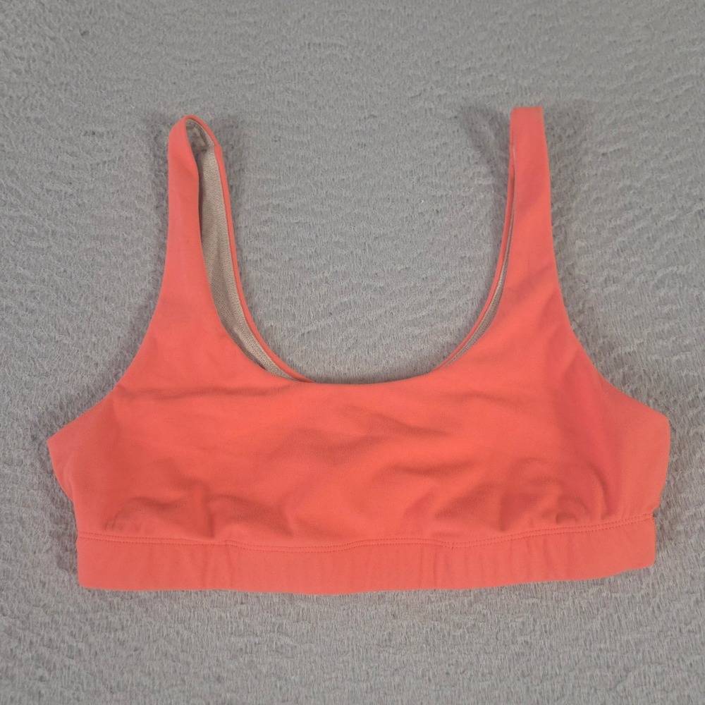 Vuori Bra Womens Medium Coral Daily Scoop Neck Stretchy Activewear Sports Yoga
